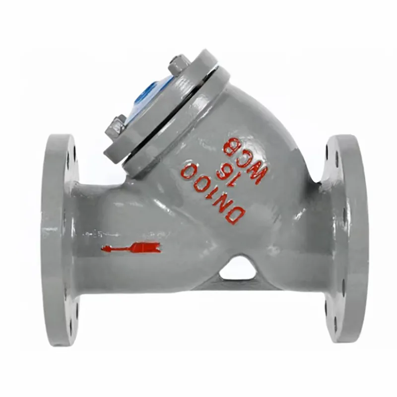 Zosefera za Carbon Steel Flanged Y-mtundu
