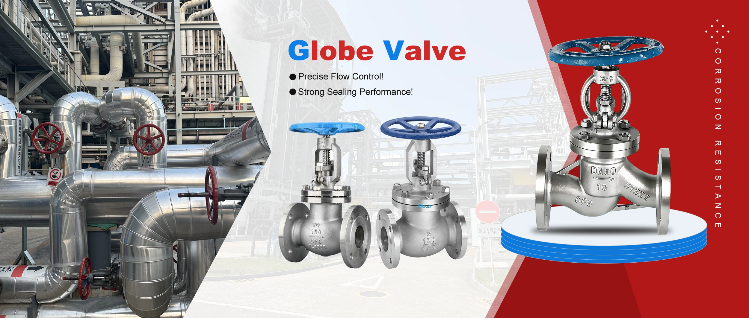 Factory Direct Globe Valve ku Huadu