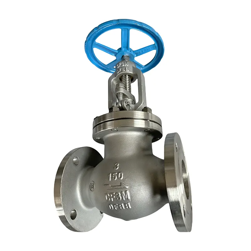 Chitsulo chosapanga dzimbiri cha 316l Flanged Globe Valve