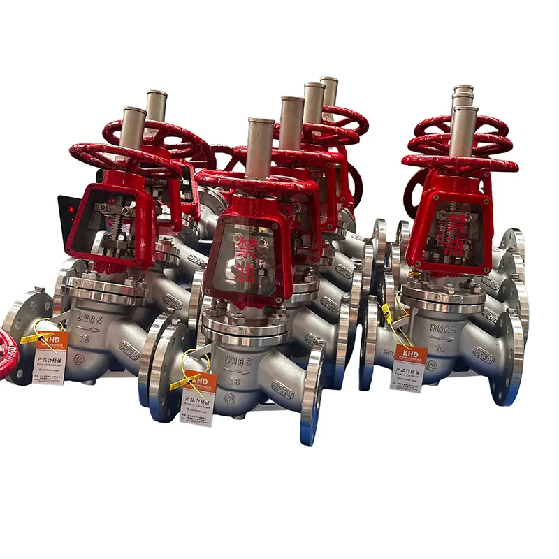 Valve ya Oxygen Globe yachitsulo chosapanga dzimbiri